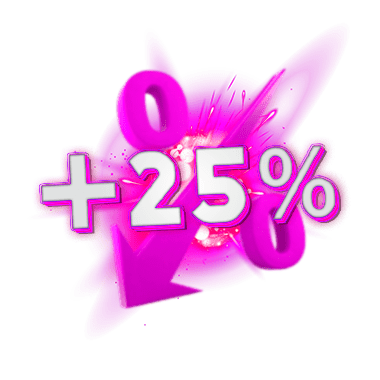 deposit bonus 25%